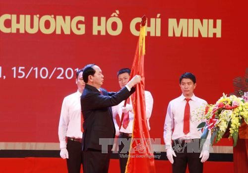Tran Dai Quang au 60ème anniversaire de l’université polytechnique de Hanoï - ảnh 1